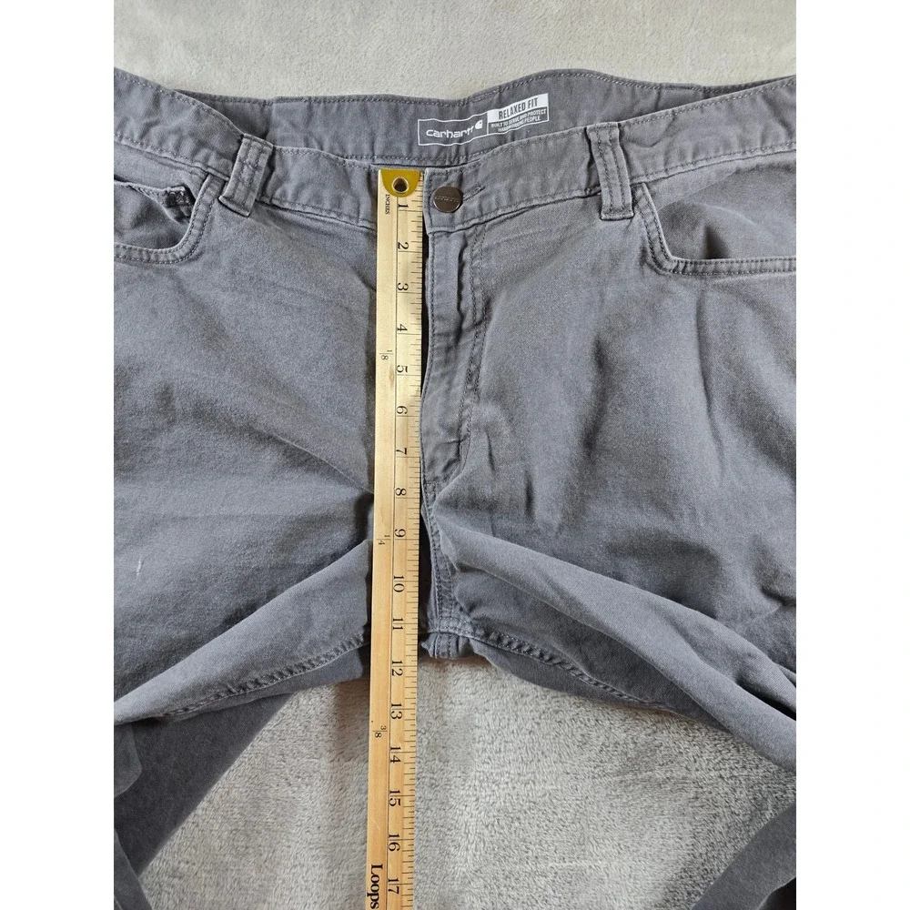 Carhartt Pants Men 38x30 Fit 37x29 Rugged Flex Relaxed Fit Canvas BN2517-M *Read